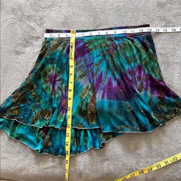 Mexicali Blues skort Tie Dye festival concert  skooter skirt S/M - Picture 7 of 8